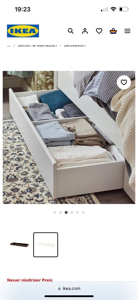 Bettkasten von Ikea in Kraichtal