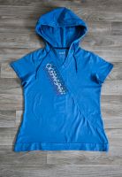 Blauer Kurzarm Hoodie, Sportshirt mit Aufschrift Oceanspirit in M Niedersachsen - Hagen im Bremischen Vorschau