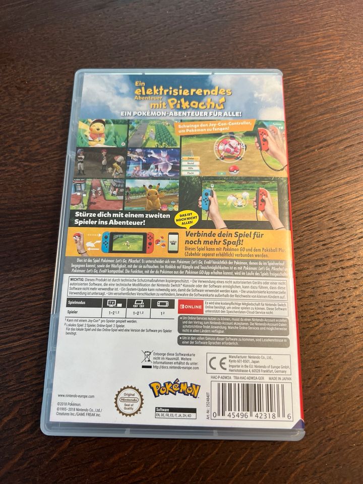 Nintendo Switch Spiel „Pokémon Lets Go Pikatchu“ in Hamm