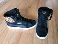 Puma Turnschuhe Gr. 37 Leo schwarz Hessen - Pfungstadt Vorschau