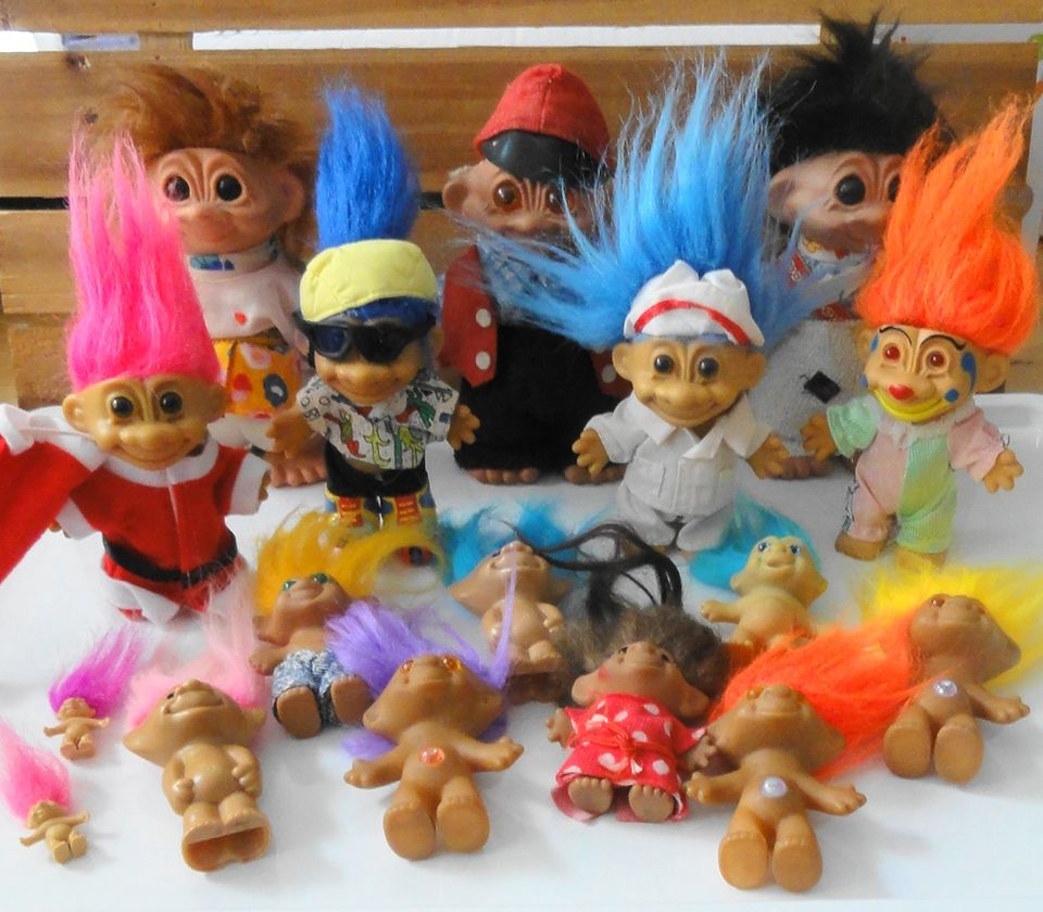 Vintage Puppen Troll Figuren Gnom Klabautermann DDR + RUSS + DAM in Bernau