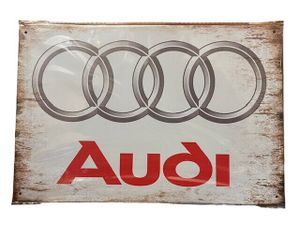 Blechschild Audi – Garage  Kambli - schreiben schenken genießen