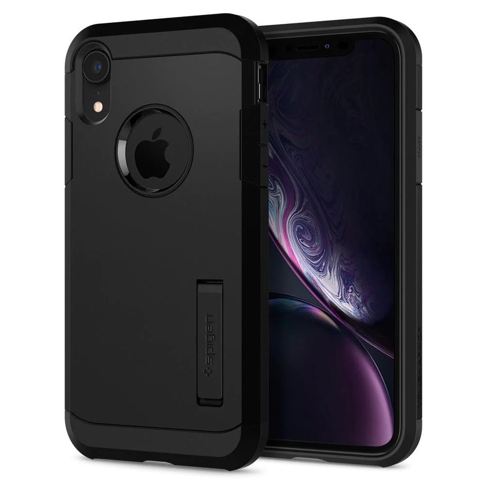 Handyhülle Spigen Tough Armor Schwarz für iPhone XR in Rehlingen-Siersburg