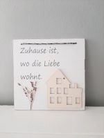 Geschenk Plott Haus Holz Trockenblumen Schild Deko Liebe Eimsbüttel - Hamburg Schnelsen Vorschau