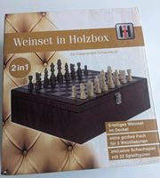 Weinset in großer Holzbox mit Schachspiel Sommelier Set mitSchach Berlin - Steglitz Vorschau