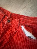 Vintage Cordhose Kord rot handmade samtig punk grunge Berlin - Schöneberg Vorschau