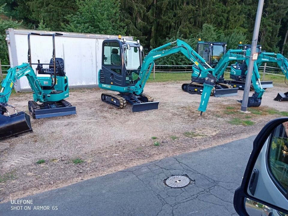 Bagger mieten Minibagger Vermietung Baggerverleih in Utscheid