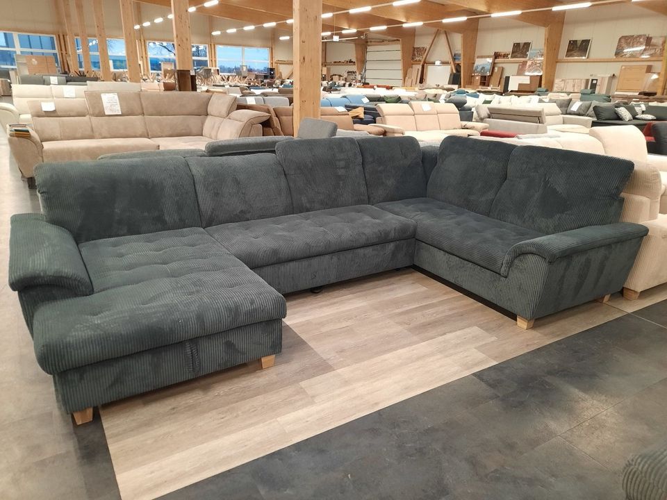 Wohnlandschaft Kopf-,Bett-Funktion 3 Farben Sofa UVP 3849,- NEU in Bielefeld