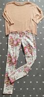 Set jeanshose blusenshirt pink rosa Lila M L 38 40 Blumen geblümt Bayern - Kempten Vorschau