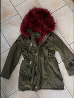 Qed London Winterjacke Parka Oversize Kunstfell Niedersachsen - Melle Vorschau