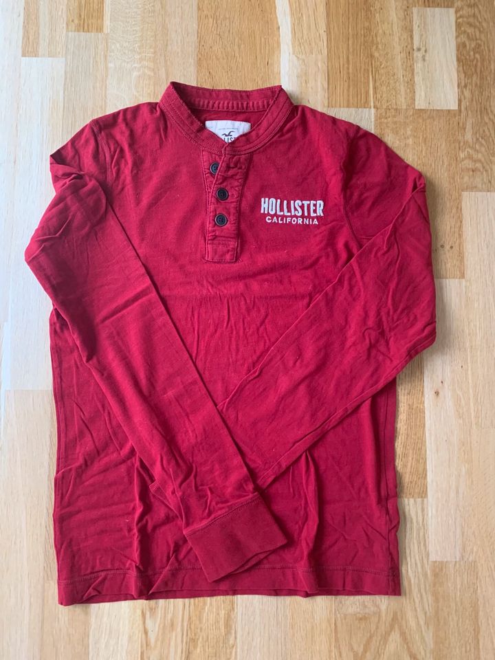 Hollister Shirt Herren XL rot 100%Baumwolle in Darmstadt