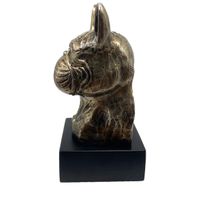 Hund Statue 13 Französische Bulldogge Bronze Harz Skulptur Figur Hessen - Karben Vorschau