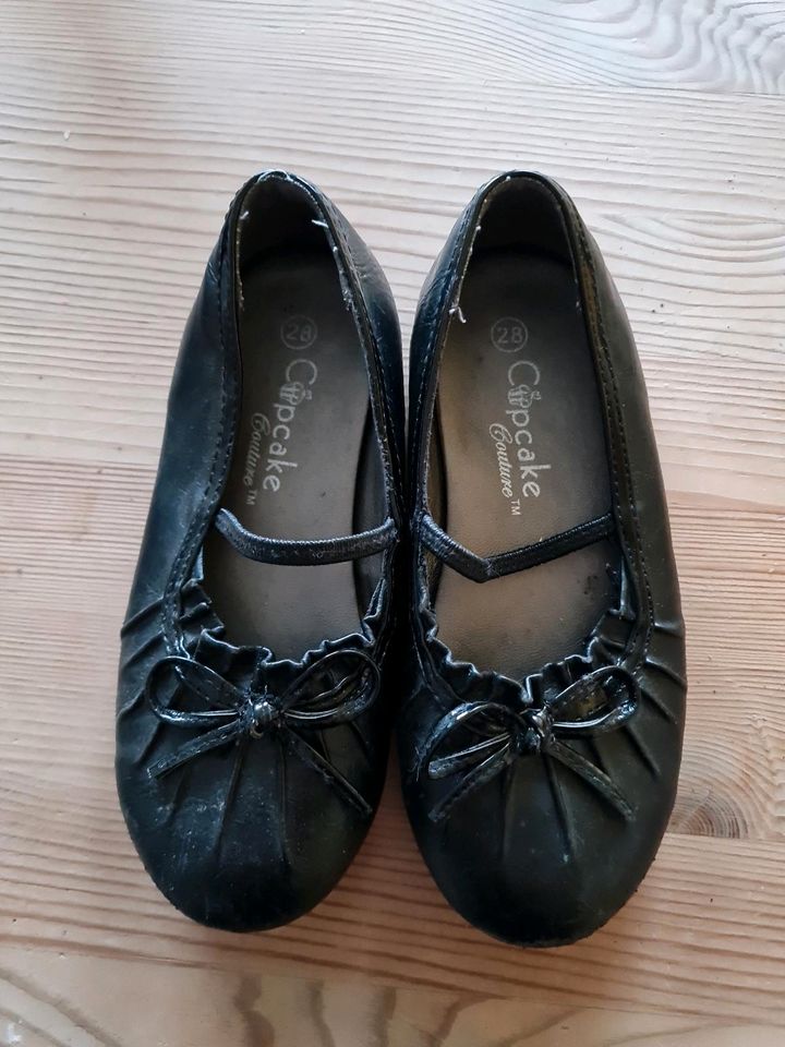 Schwarze Ballerinas Gr.28 zu verschenken in Witten