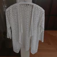 MADE IN ITALY Cardigan weiß Lochmuster Einheitsgrösse Nordrhein-Westfalen - Soest Vorschau