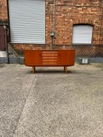 ◤ Sideboard Kommode Lowboard anrichte danish Design 60er Teak Teakholz mid Century Vintage Schrank tv Board dänisch 60er Mitte - Tiergarten Vorschau