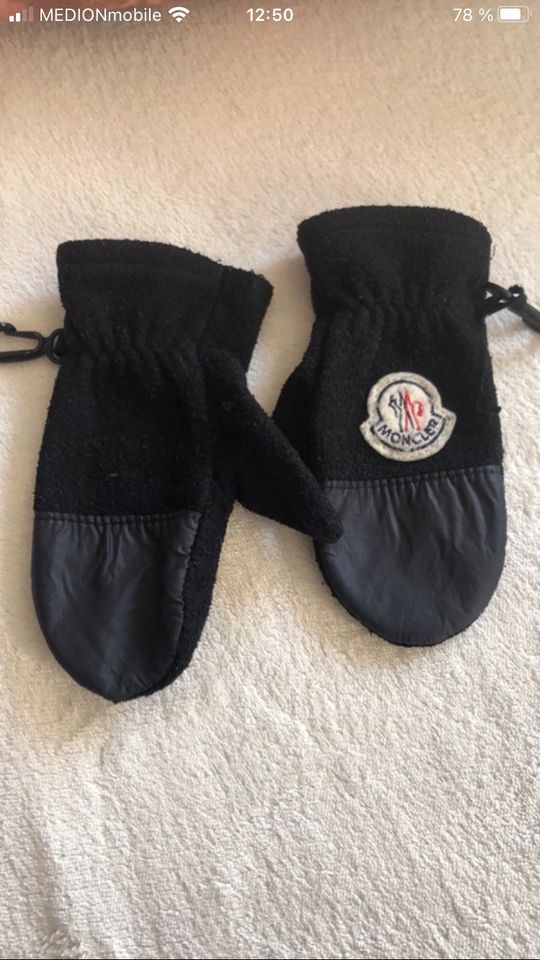 ♥️ MONCLER Baby Kinder unisex Handschuhe Enfant 18-24 Mon 86 in Hilden