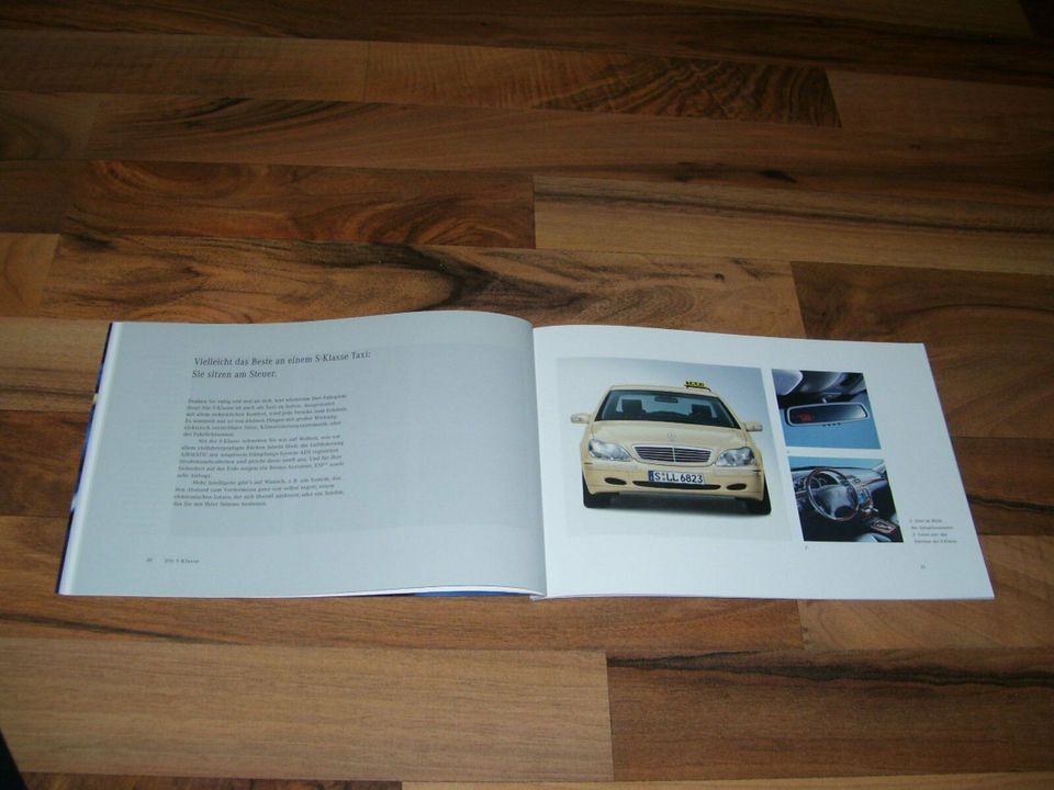 Mercedes Taxi Prospekt von 5/2000 mit 34 Seiten A+C+E+S-Klasse!! in Göttingen
