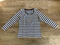 Schwarz-grau-weiß gestr„Yessica basics v.C&A“ Langarmshirt in „L“ Rheinland-Pfalz - Nickenich Vorschau