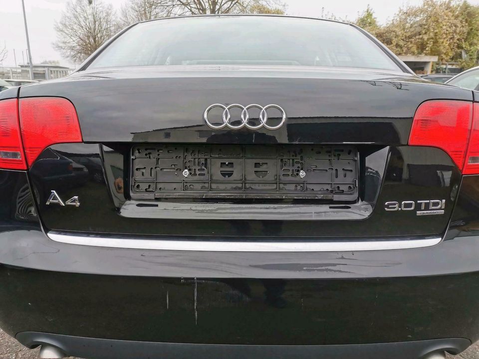 Heckklappe Brillantschwarz LY9B AUDI A4 AVANT (8ED B7) 2.0 TDI 103 KW