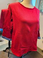 Shirt Langarm rot Gr. S small von edc by esprit Sachsen - Riesa Vorschau