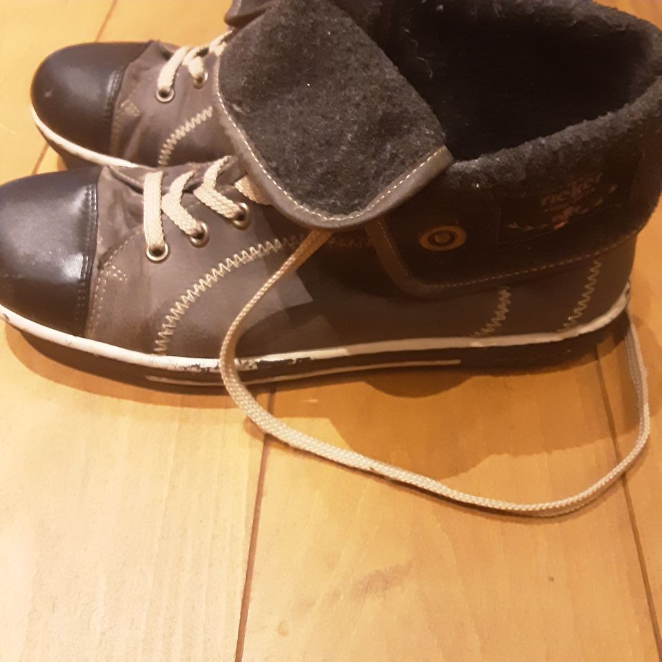 Rieker Schuhe Stiefel Schnürschuhe Gr 41 used look Boots in Bad Oeynhausen