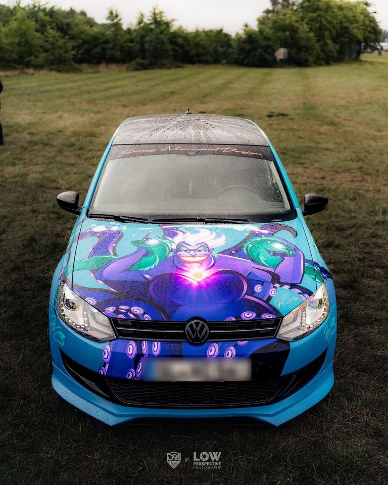 VW Polo 6R 1.2 Tsi Show-Car OZ-Felgen Luftfahrwerk Scary Mermaid in Harrislee