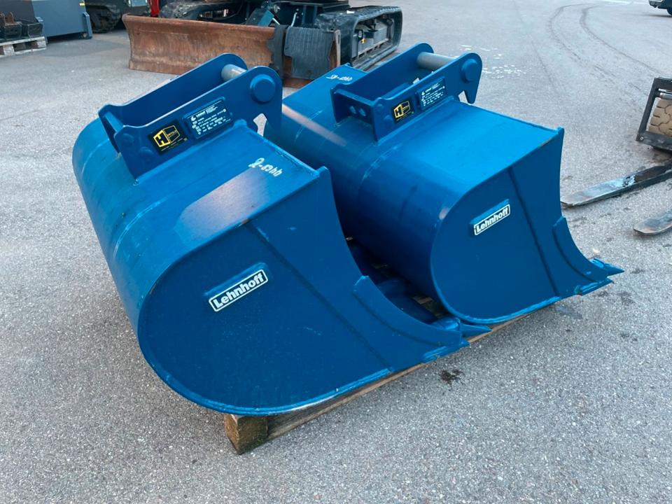 Lehnhoff HARDOX Tieflöffel MTL6 100 cm MS03 5 - 7 to. Minibagger in Bibertal