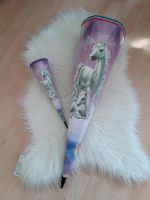 Zuckertüte Schultüte Schulanfang Mädchen Einhorn neu 35cm 80cm Sachsen - Markranstädt Vorschau