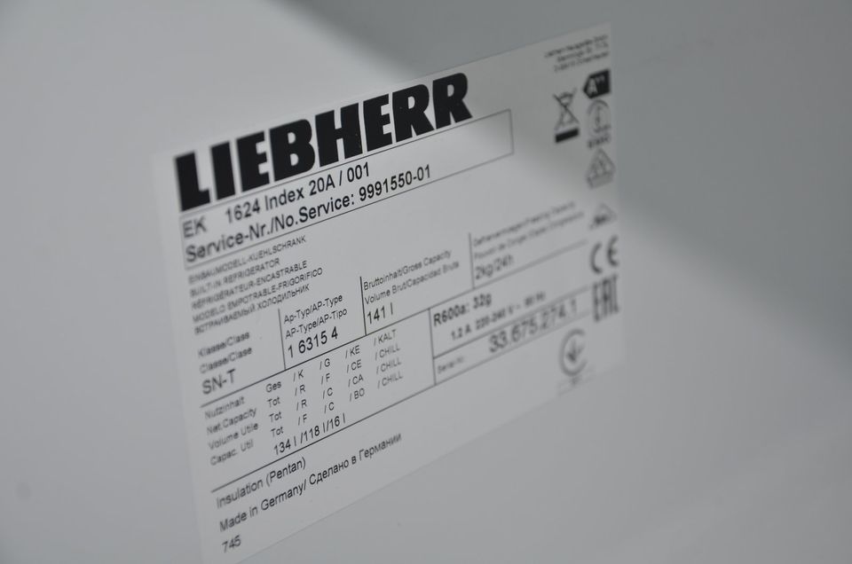 Liebherr Einbau-Kühlschrank m. Gefrierfach Comfort EK 1624-20 in Barsinghausen