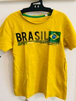 Gelbes Shirt mit "Brasil" Aufdruck / Größe 110 Eimsbüttel - Hamburg Rotherbaum Vorschau