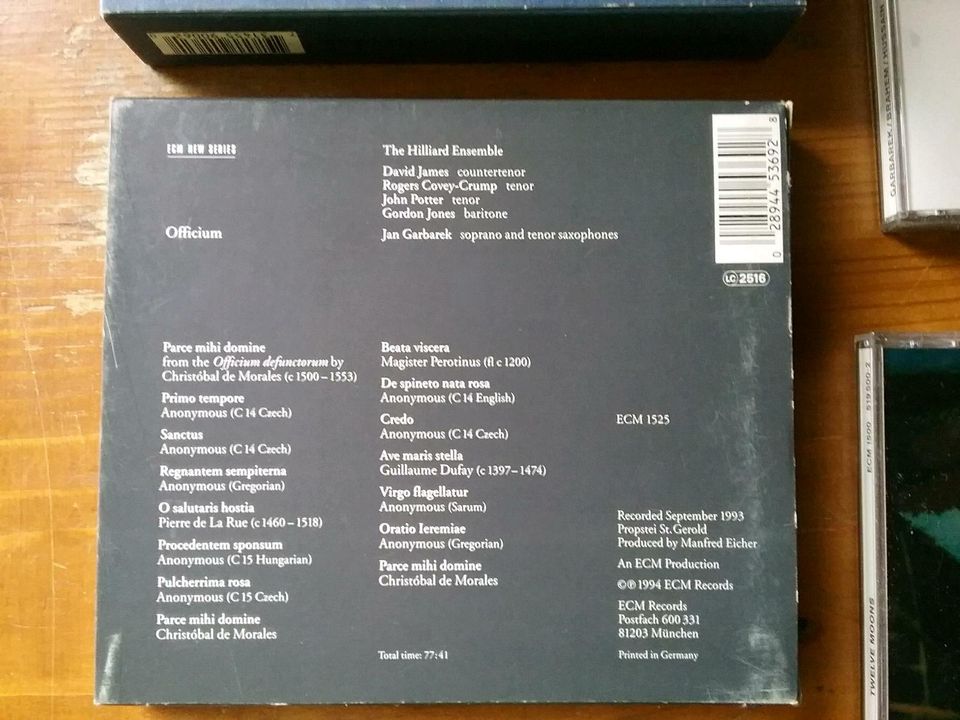 CD Sammlung Jan Garbarek, wenig gespielt in Hannover