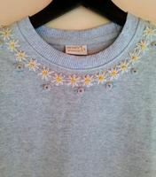 Hellblaues Sweatshirt m. Blümchen, Gr.38 Bayern - Mindelheim Vorschau