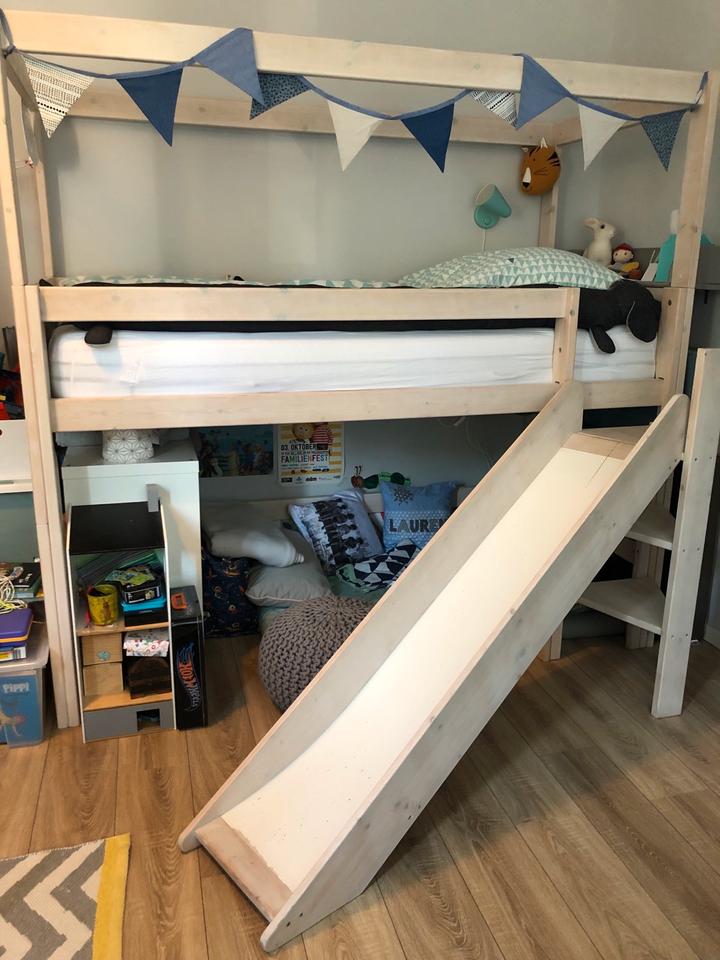 Lifetime Life Time (Flexa) Hochbett Kinderbett Regal whitewash in Essen