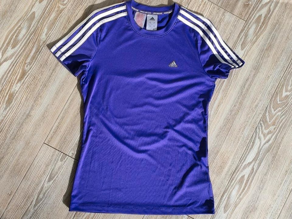 Adidas Climacool Shirt Gr M 38 40 170 lila blau neuwertig in Wiesbaden