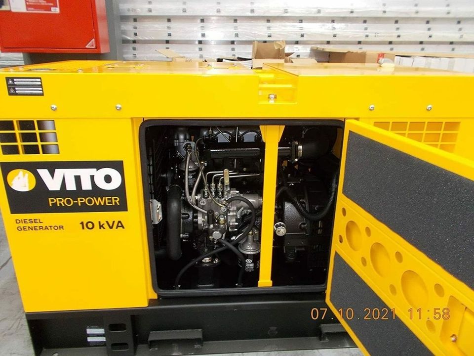 VITO Silent Diesel Generator 8,8kW ATS Stromerzeuger 10 kVA in Ochtrup