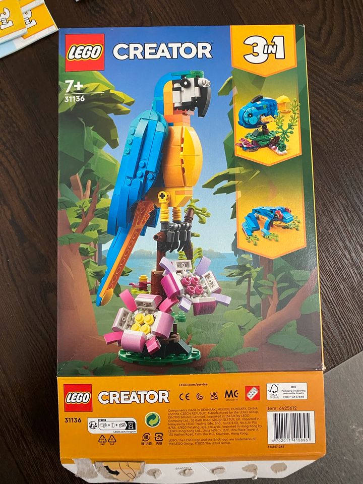 Lego Creator 3in1 Set 31136 / Exotischer Papagei in Gronau (Westfalen)