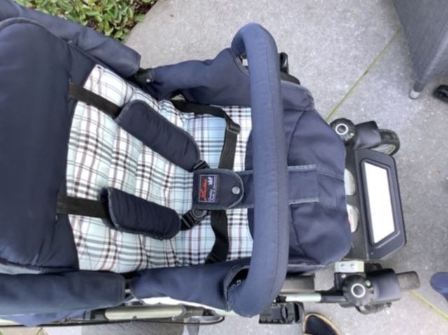 Kinderwagen Hartan Topline S mit Sportwagenaufsatz +Winterfußsack in Langerwehe