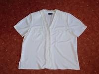 Bluse mit Applikation von Sixth Sense by C&A Gr. 46 - weiß Hannover - Ricklingen Vorschau