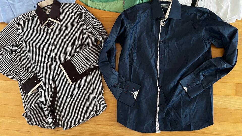 5 edle, italienische Herren Business Hemden von SOVRANO, Gr L 68 in Frickenhausen