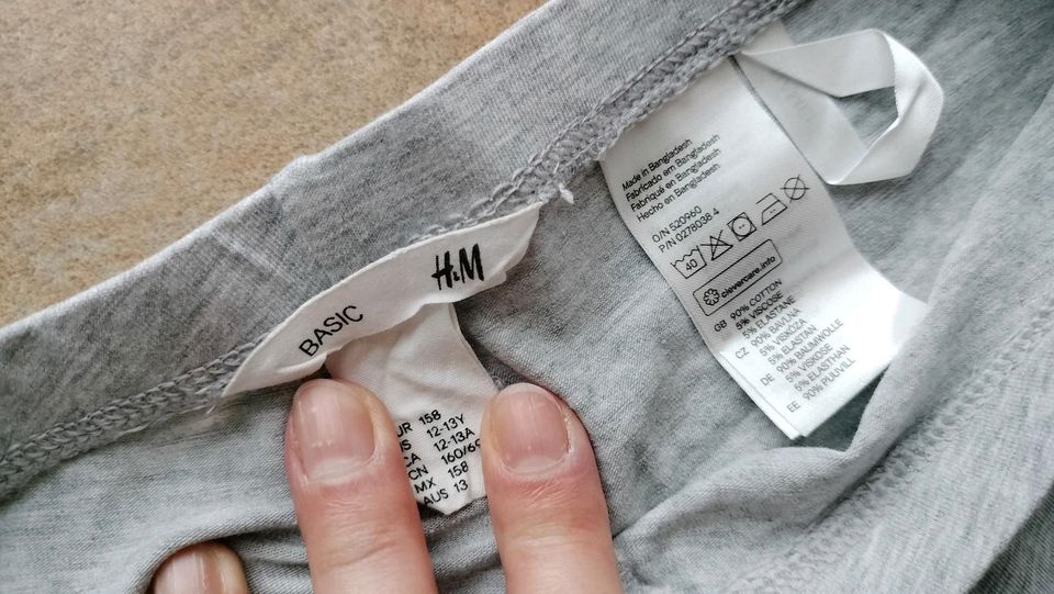 Leggings 3 x Radlerhose h&m Größe 158 in Waltershausen