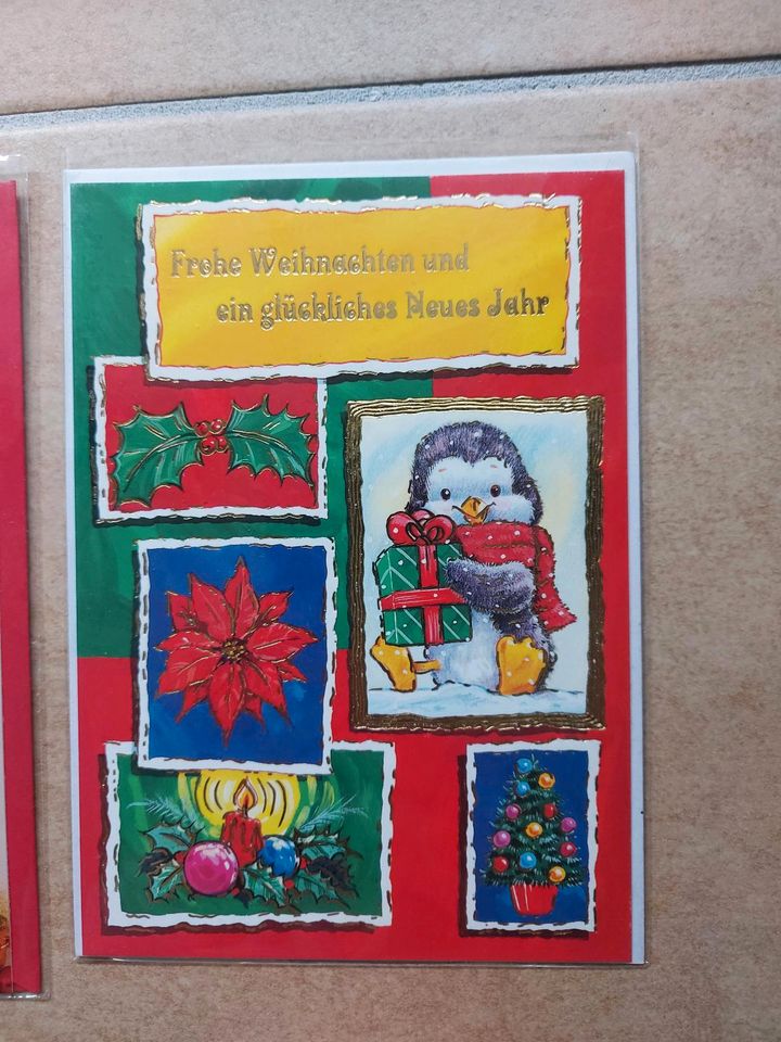 Weihnachtskarten Grußkarten NEU je 0,50 € in Zell am Main
