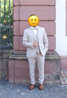 Anzug Hochzeitsanzug beige Sakko Weste Hose schuck Mode Bayern - Goldbach Vorschau