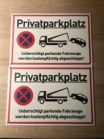 2 Schilder „Privatparkplatz“ Hessen - Lorsch Vorschau