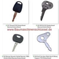 ✅ Schlüssel für Baumaschinen ✅ Bosch E30 K11 Jungheinrich STILL Linde Clark Ford CASE John Deere Agco Merlo Massey Ferguson CAT Stapler Baumaschinenschlüssel Bagger Radlader Minibagger Landmaschinen Sachsen-Anhalt - Halberstadt Vorschau