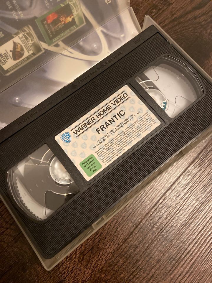 „Harrison Ford in Frantic“ VHS, Thriller von Roman Polanski,Video in Visselhövede