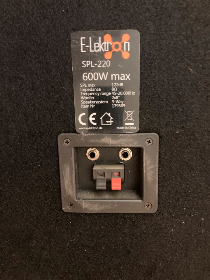 2x Elektron Box 600 Watt in OT Ubstadt