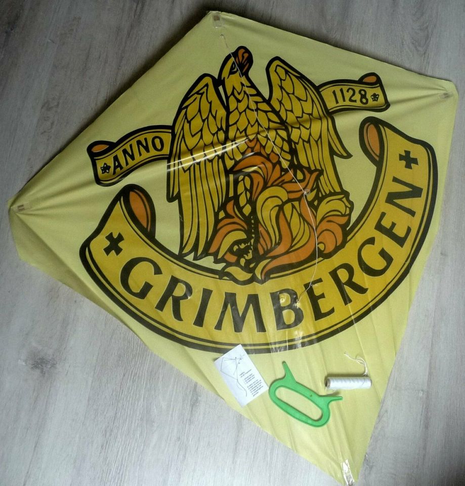 Grimbergen Drachen Abtei Bier Sammlerobjekt in Wegberg