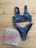 Romwe Damen Bikini Stoff grau blau neu v Schnitt Baden-Württemberg - Oberndorf am Neckar Vorschau