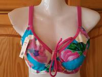 NEU Bikini Oberteil BH 70C S 36 34 türkis blau Blumen Bügel bpc Bayern - Hallbergmoos Vorschau