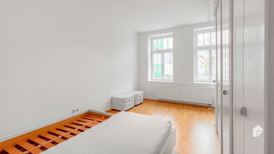 2-Zimmer-Wohnung mit großem Balkon und EBK in Leipzig Zentrum Ost in Leipzig